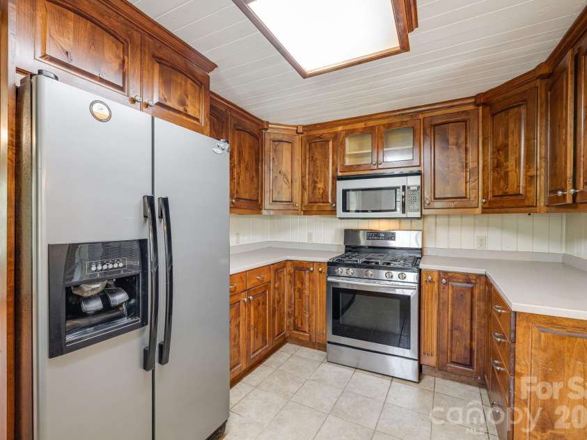111 Bible School Road, Lake Lure, NC 28746.  MLS# CAR4399262, YatesRealty ID 34637. Kitchen