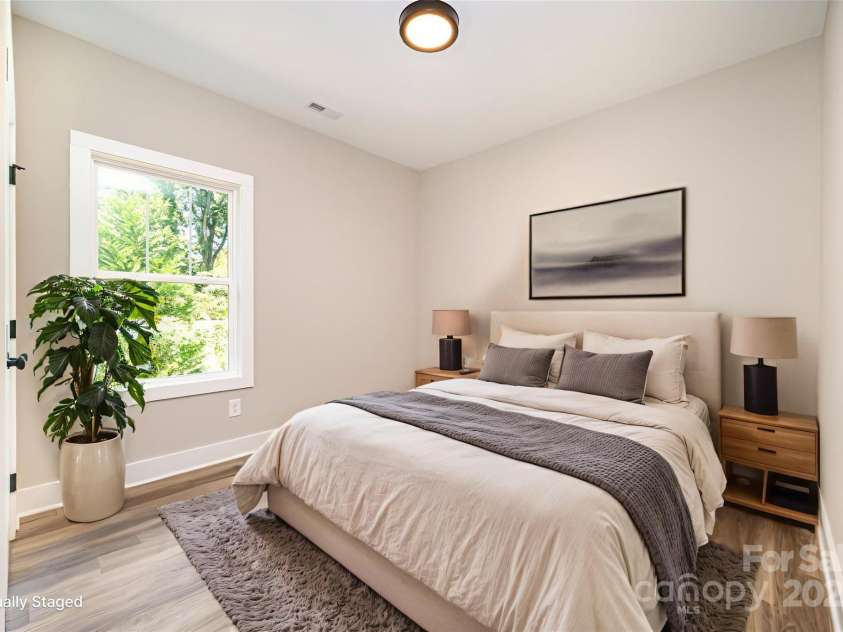 237 Hall Street, Salisbury, NC 28144.  MLS# CAR4296155, YatesRealty ID 34643. Bedroom 2 - Virtually staged