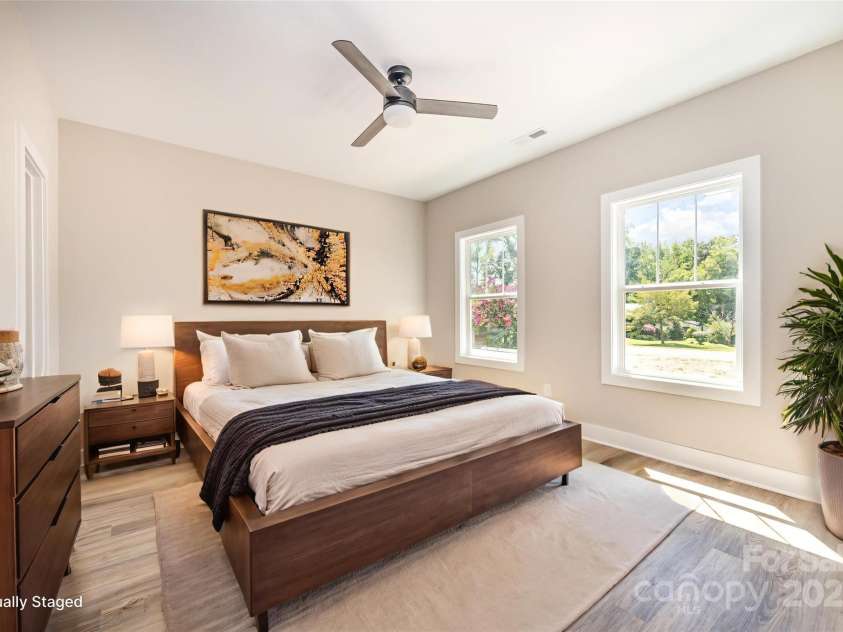 237 Hall Street, Salisbury, NC 28144.  MLS# CAR4296155, YatesRealty ID 34643. Primary Bedroom - Virtually staged