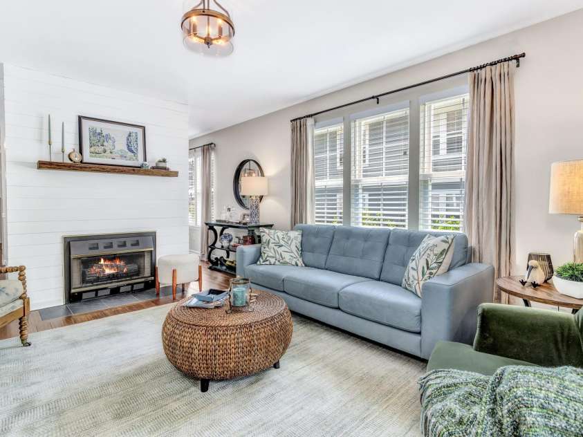 2601 Sagamore Lane, Asheville, NC 28806.  MLS# CAR4396066, YatesRealty ID 34644. Cozy fireplace