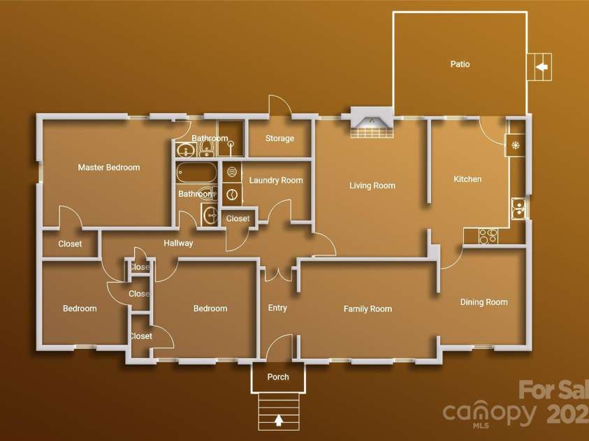 6010 Rexwood Place, Charlotte, NC 28210.  MLS# CAR4295540, YatesRealty ID 34644. 