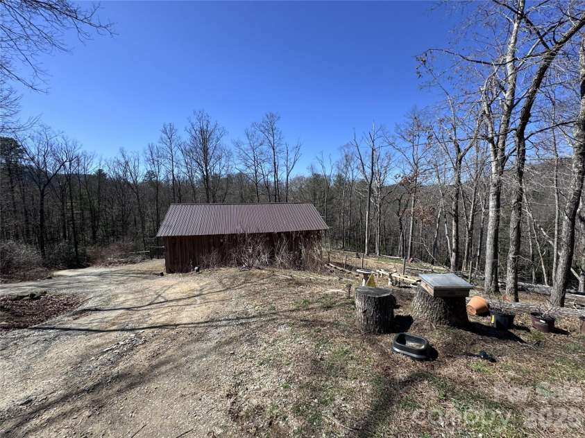 119 Walk About Trail, Fletcher, NC 28732.  MLS# CAR4355883, YatesRealty ID 3465. Barn and Pasture