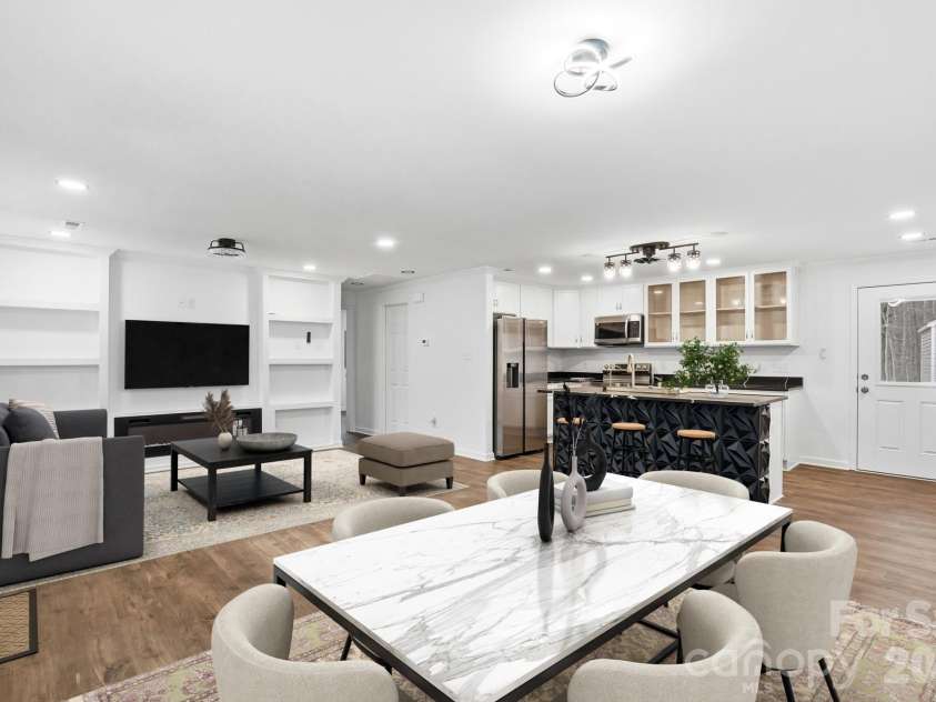 704 Border Street, Dallas, NC 28034.  MLS# CAR4342695, YatesRealty ID 3465. Virtually Staged Open Floor Plan Concept 