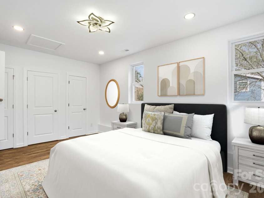 704 Border Street, Dallas, NC 28034.  MLS# CAR4342695, YatesRealty ID 3465. Virtually Staged Split BR Floor Plan Primary Bedroom