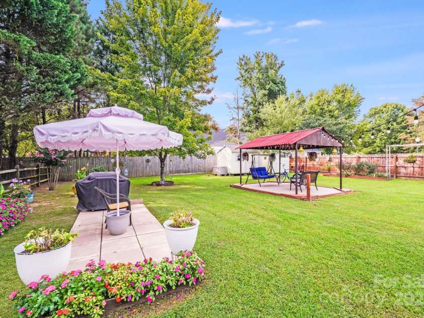 3319 Creek Trail Road, Indian Trail, NC 28079.  MLS# CAR4295633, YatesRealty ID 34657. Amazing back yard