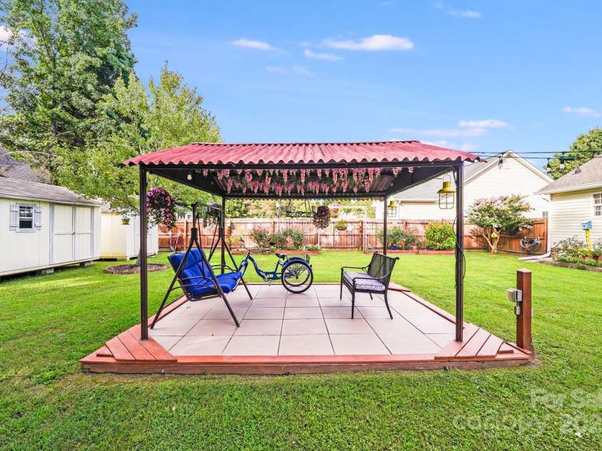 3319 Creek Trail Road, Indian Trail, NC 28079.  MLS# CAR4295633, YatesRealty ID 34657. Gazebo