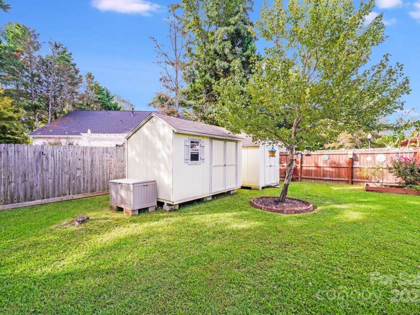 3319 Creek Trail Road, Indian Trail, NC 28079.  MLS# CAR4295633, YatesRealty ID 34657. TWO storage sheds