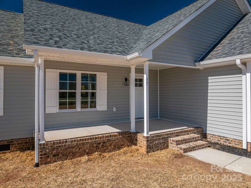 367 Northbrook III School Road, Vale, NC 28168.  MLS# CAR4296646, YatesRealty ID 34664. Front Porch