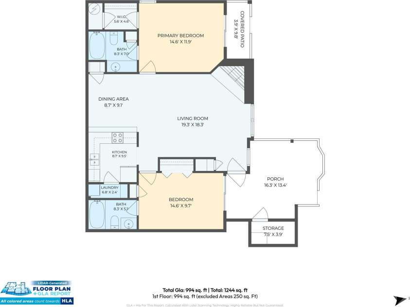 43 Ravencroft Lane, Asheville, NC 28803.  MLS# CAR4398624, YatesRealty ID 34664. Floor Plan