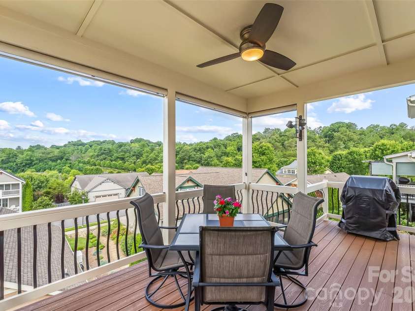 15 Craftsman View Drive, Asheville, NC 28804.  MLS# CAR4398453, YatesRealty ID 34665. Back deck. Up next, view pics! ==>>