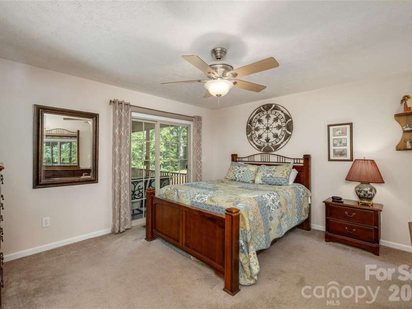 59 Smalltown Trail, Brevard, NC 28712.  MLS# CAR4399123, YatesRealty ID 34667. Primary Bedroom