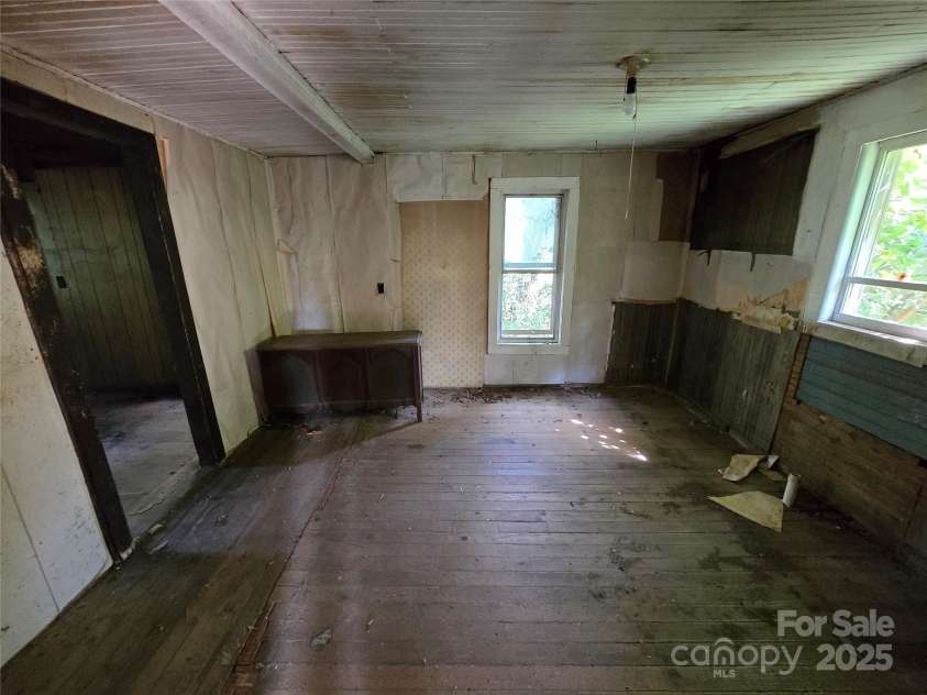 3132 Jones Wade Road, Hudson, NC 28638.  MLS# CAR4296824, YatesRealty ID 34675. Kitchen. Sink drains to under house. 