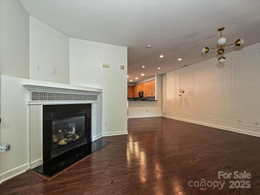 1035 Market Street, Fort Mill, SC 29708.  MLS# CAR4294533, YatesRealty ID 34682. Living Room Fireplace