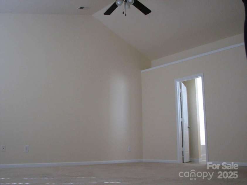 13008 Rothe House Road, Charlotte, NC 28273.  MLS# CAR4296922, YatesRealty ID 34685. Master Bedroom towards bathroom  18'9