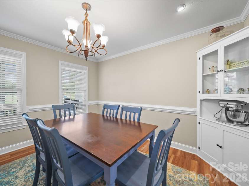 24794 NC 24/27 Highway, Albemarle, NC 28001.  MLS# CAR4398147, YatesRealty ID 34689. Dining Room with built in repurposed cabinets