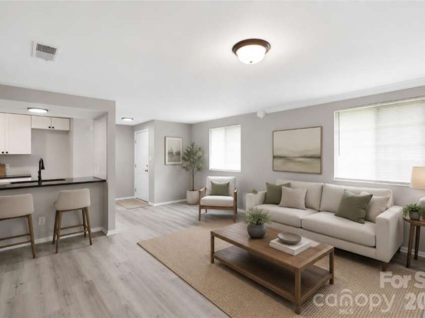 3719 Piney Grove Road, Charlotte, NC 28212.  MLS# CAR4398920, YatesRealty ID 34692. Virtually Staged