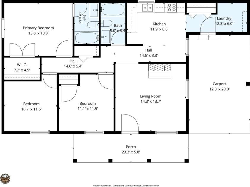 314 Maryland Drive, Forest City, NC 28043.  MLS# CAR4399377, YatesRealty ID 34696. Floorplan
