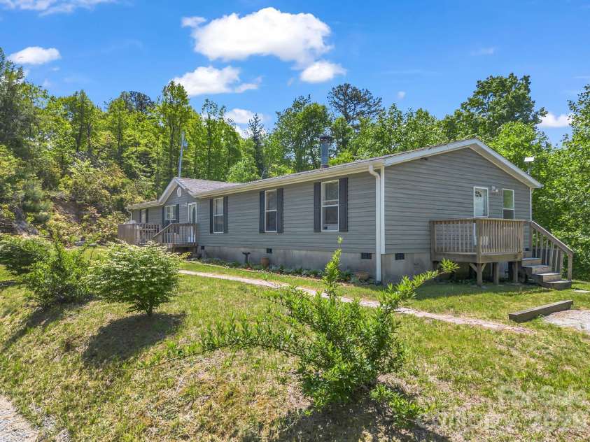 2053 Nancy Mountain Road, Rosman, NC 28772.  MLS# CAR4381811, YatesRealty ID 347. Front and Side