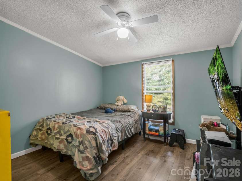 2053 Nancy Mountain Road, Rosman, NC 28772.  MLS# CAR4381811, YatesRealty ID 347. Second bedroom with fresh paint