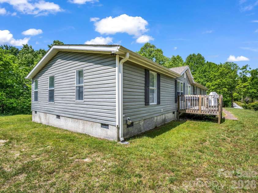 2053 Nancy Mountain Road, Rosman, NC 28772.  MLS# CAR4381811, YatesRealty ID 347. Side and Front