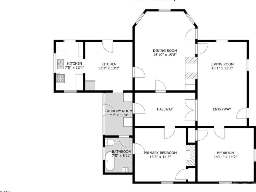 402 Salisbury Avenue, Spencer, NC 28159.  MLS# CAR4342111, YatesRealty ID 3470. 