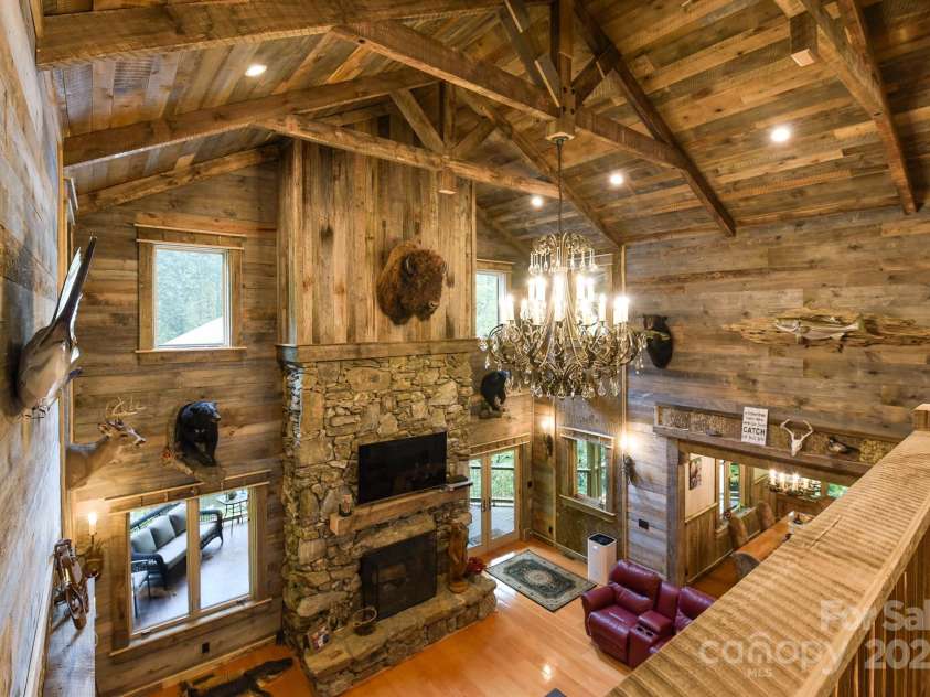 16 Gihon Waters Trail, Canton, NC 28716.  MLS# CAR4291621, YatesRealty ID 34705. BALCONY VIEW