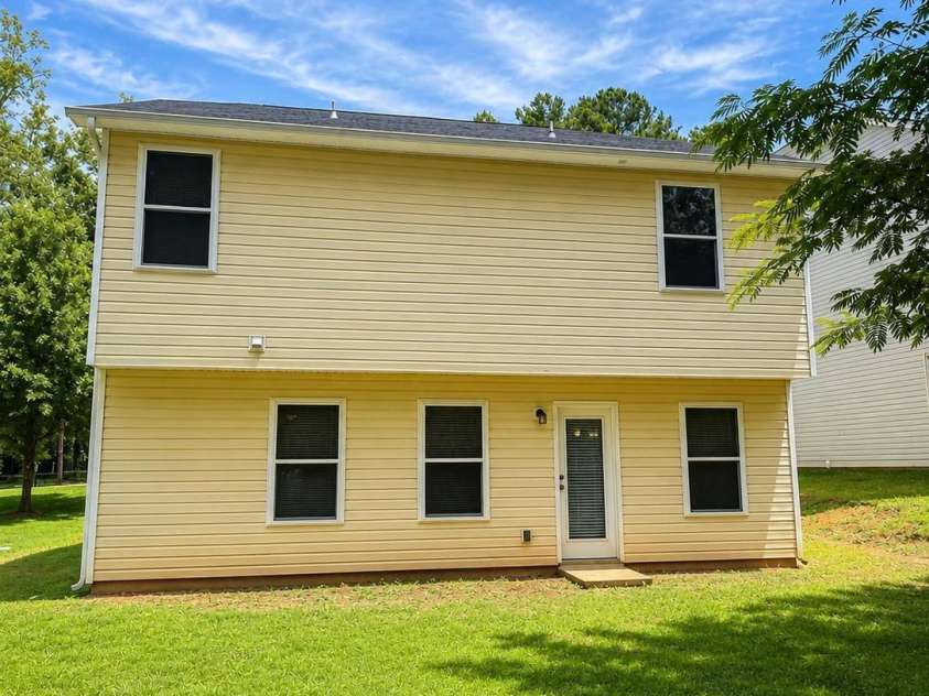 7417 O'Hara Street, Huntersville, NC 28078.  MLS# CAR4395903, YatesRealty ID 34706. Backyard