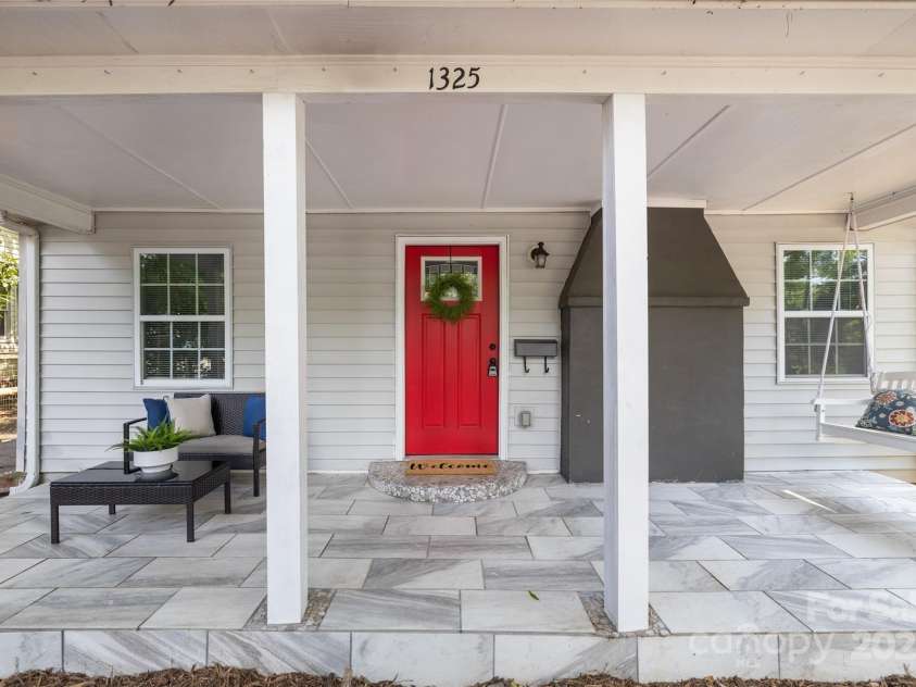 1325 Shamrock Drive, Charlotte, NC 28205.  MLS# CAR4285688, YatesRealty ID 34710. The perfect setting for you. Staging furniture has been removed. 