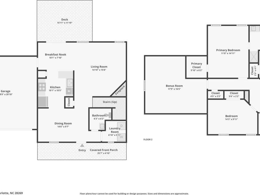 9338 Golden Pond Drive, Charlotte, NC 28269.  MLS# CAR4392080, YatesRealty ID 34714. 