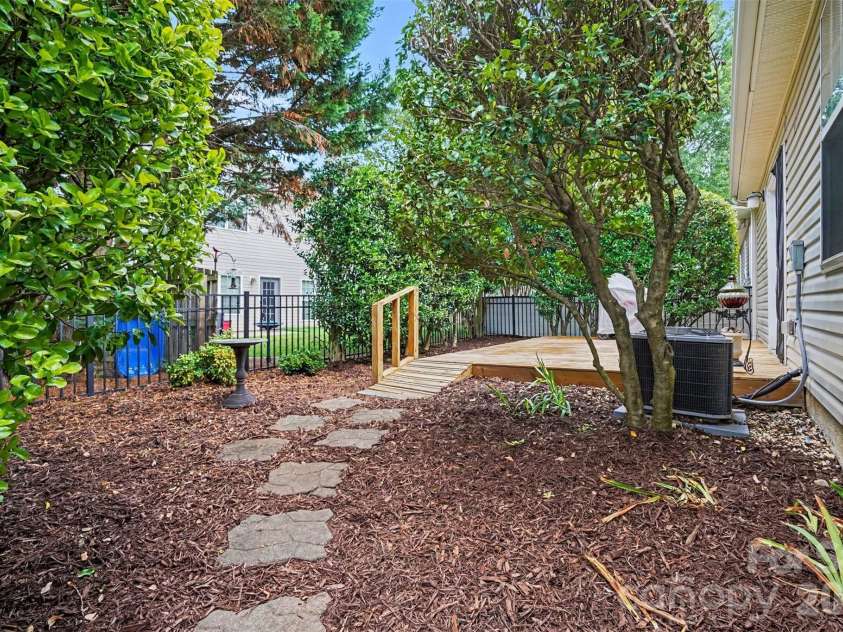 9640 Storybook Avenue, Concord, NC 28027.  MLS# CAR4396872, YatesRealty ID 34715. Backyard