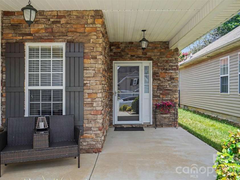 9640 Storybook Avenue, Concord, NC 28027.  MLS# CAR4396872, YatesRealty ID 34715. Covered front porch