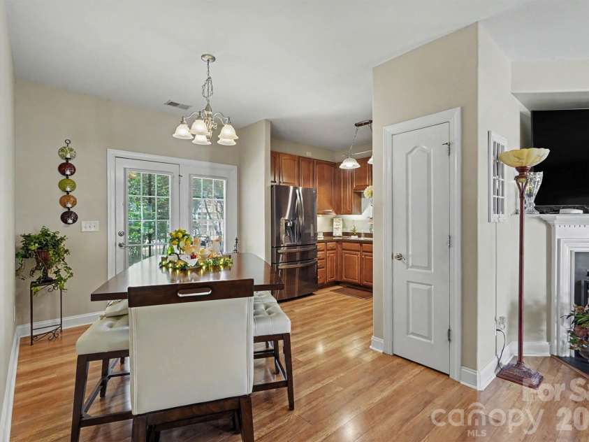 9640 Storybook Avenue, Concord, NC 28027.  MLS# CAR4396872, YatesRealty ID 34715. Dining area into kitchen