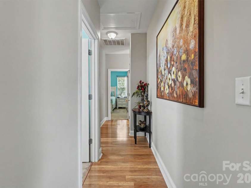 9640 Storybook Avenue, Concord, NC 28027.  MLS# CAR4396872, YatesRealty ID 34715. Hallway to bedrooms