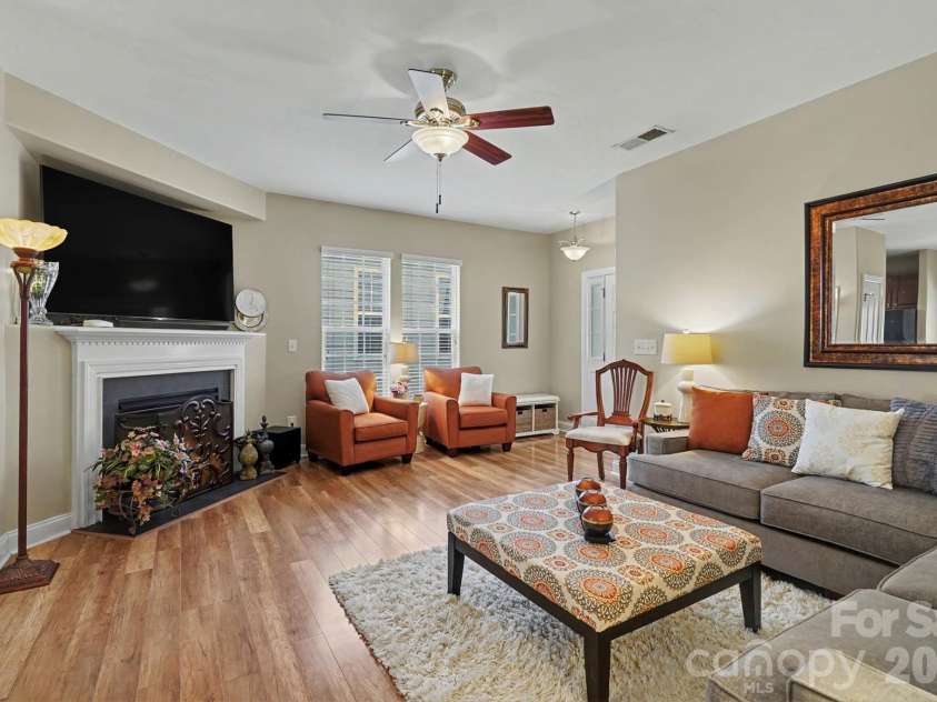 9640 Storybook Avenue, Concord, NC 28027.  MLS# CAR4396872, YatesRealty ID 34715. Living Room