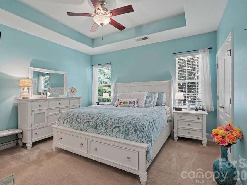 9640 Storybook Avenue, Concord, NC 28027.  MLS# CAR4396872, YatesRealty ID 34715. Primary Bedroom