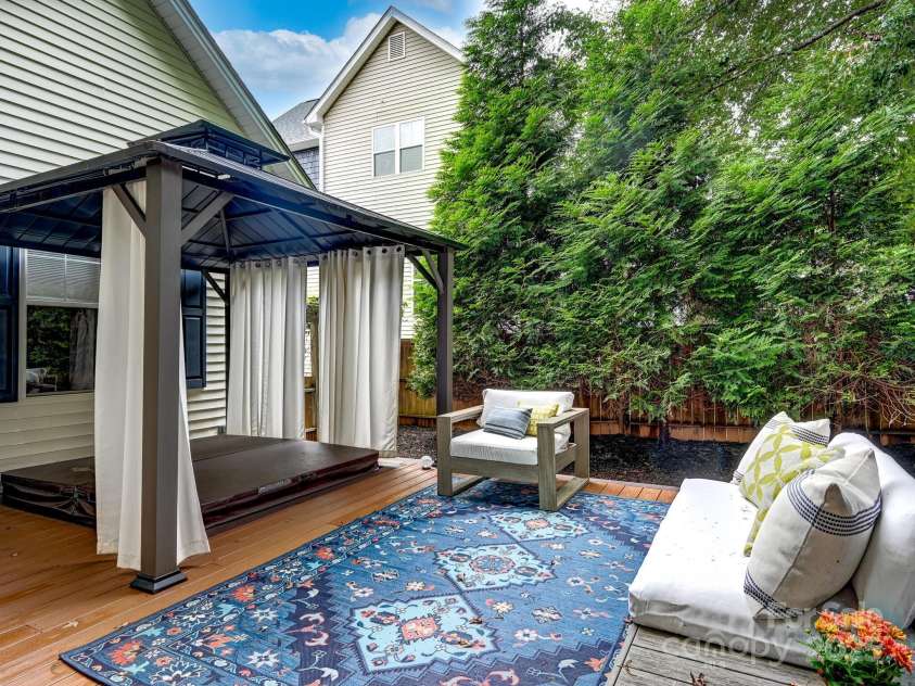 1343 Heathbrook Circle, Asheville, NC 28803.  MLS# CAR4293968, YatesRealty ID 34717. In deck hot tub