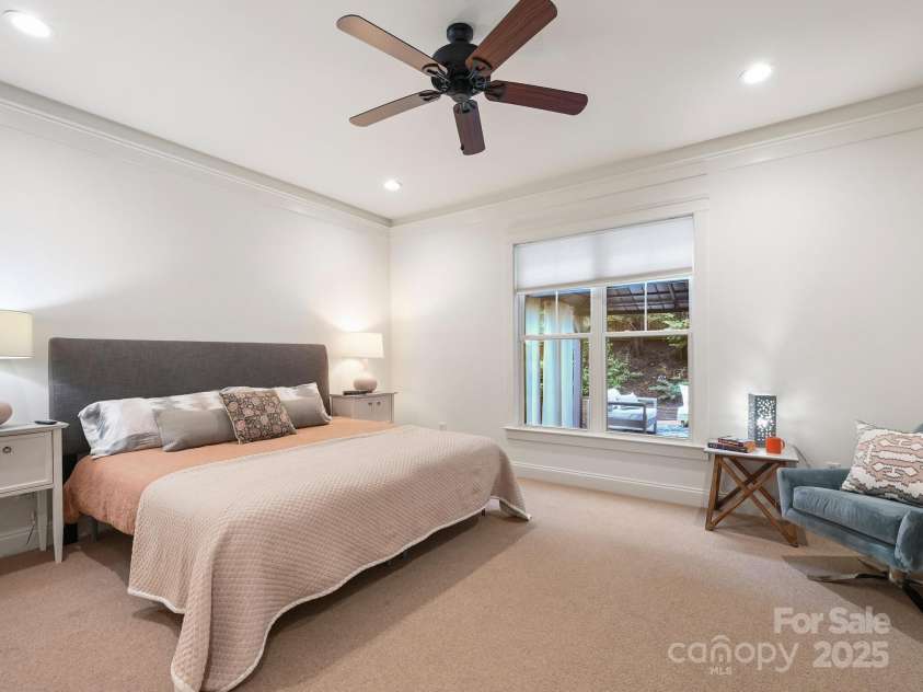 1343 Heathbrook Circle, Asheville, NC 28803.  MLS# CAR4293968, YatesRealty ID 34717. Primary bedroom