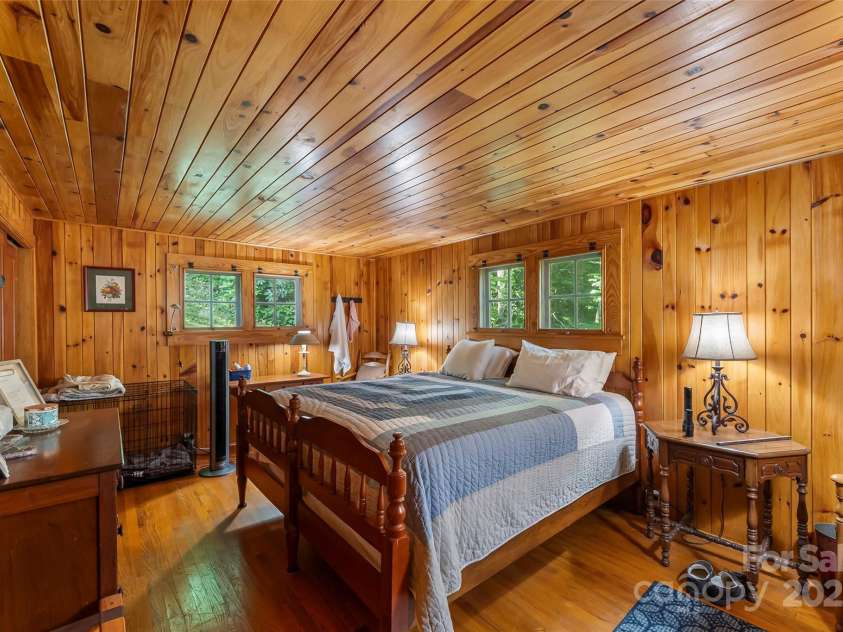 929 Soco Road, Maggie Valley, NC 28751.  MLS# CAR4275047, YatesRealty ID 34724. Primary Bedroom