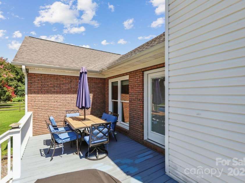 8300 Quail Hollow Drive, Harrisburg, NC 28075.  MLS# CAR4295062, YatesRealty ID 34726. Back Deck