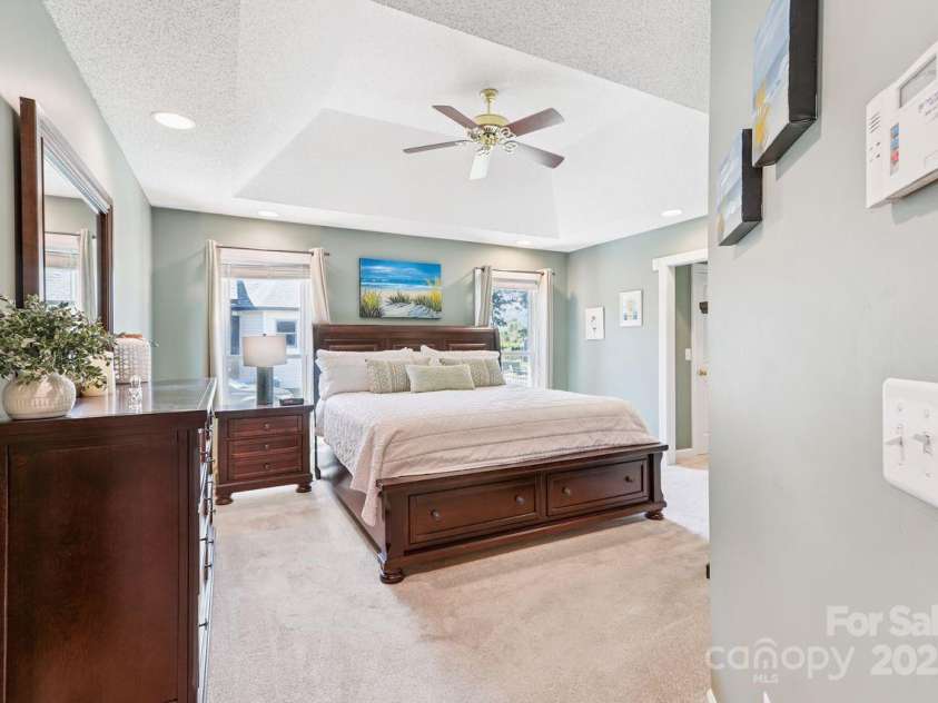8300 Quail Hollow Drive, Harrisburg, NC 28075.  MLS# CAR4295062, YatesRealty ID 34726. Primary Bedroom.