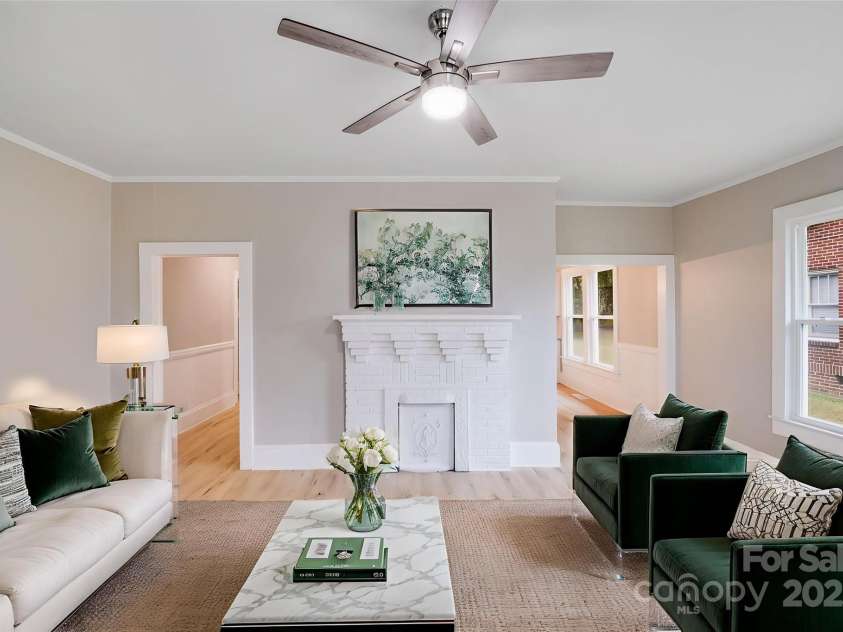 238 Academy Avenue, Concord, NC 28025.  MLS# CAR4280735, YatesRealty ID 34729. Living Room - VIRTUALLY STAGED