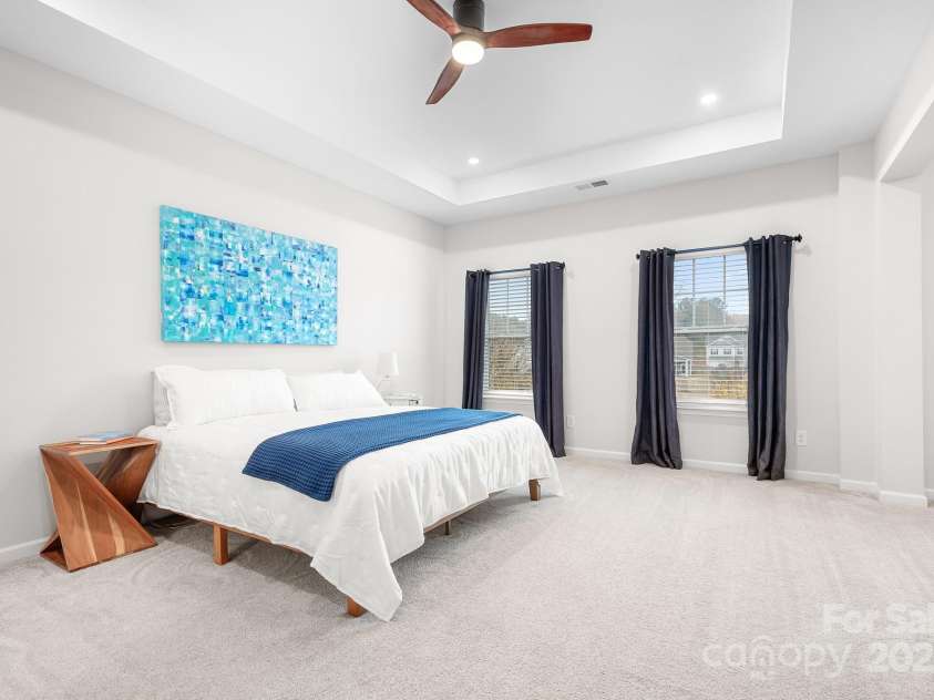 12928 Aberdeen Park Drive, Huntersville, NC 28078.  MLS# CAR4325509, YatesRealty ID 3473. Primary Bedroom. 