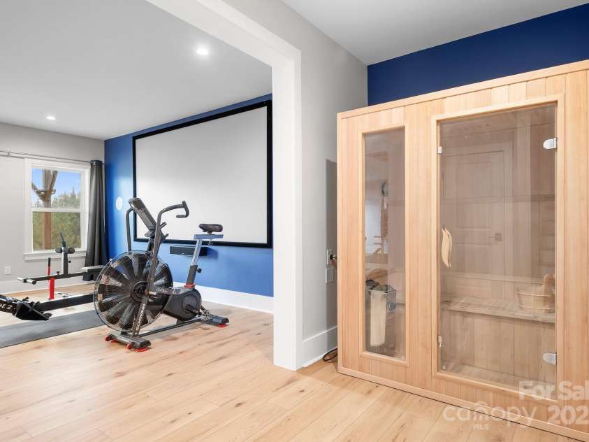 12928 Aberdeen Park Drive, Huntersville, NC 28078.  MLS# CAR4325509, YatesRealty ID 3473. Sauna in Basement. 