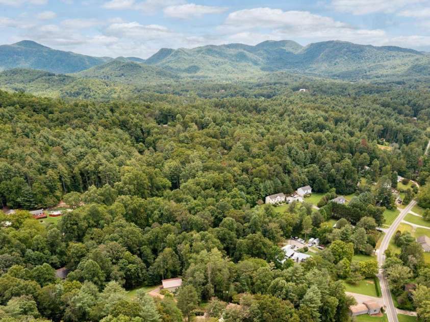 15 Pine Ridge Court, Fletcher, NC 28732.  MLS# CAR4338257, YatesRealty ID 34739. Aerial Shot