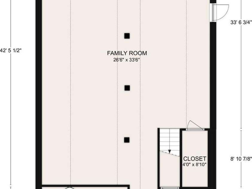 15 Pine Ridge Court, Fletcher, NC 28732.  MLS# CAR4338257, YatesRealty ID 34739. Lower Level Floor Plan