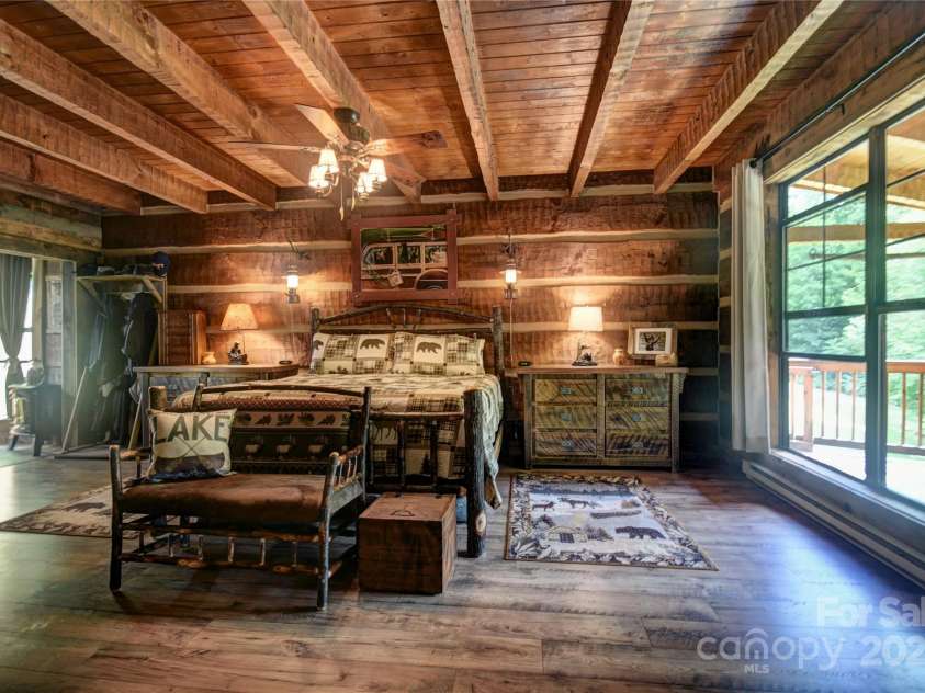 120 Spotted Fawn Lane, Waynesville, NC 28785.  MLS# CAR4284528, YatesRealty ID 34742. Primary Bedroom on the main level