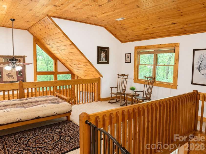 115 Paso Fino Drive, Maggie Valley, NC 28751.  MLS# CAR4382890, YatesRealty ID 34748. UPSTAIRS DEN