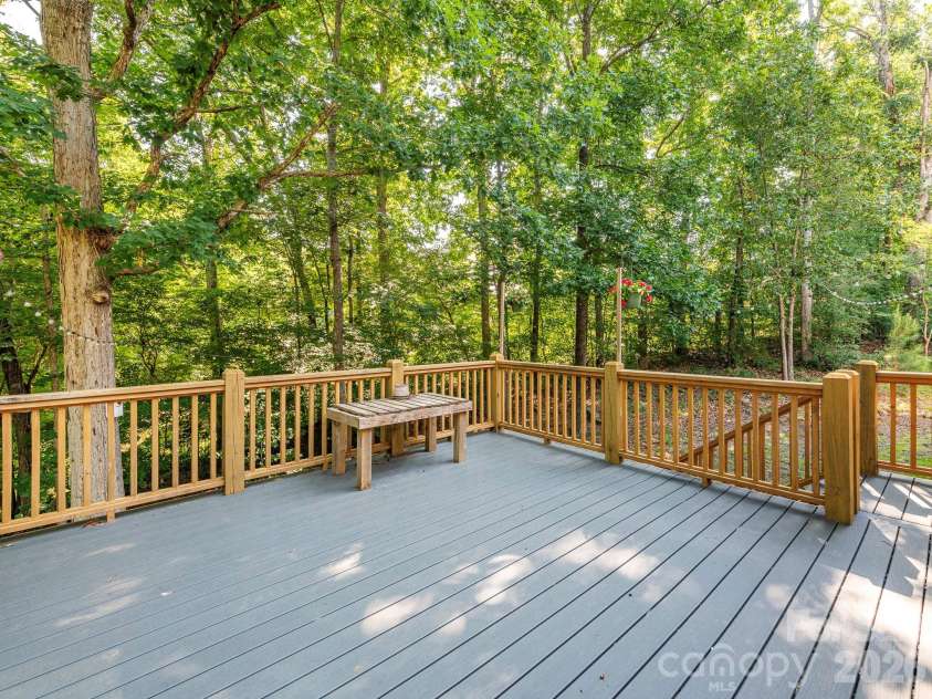 1300 Copper Creek Lane, Fort Mill, SC 29715.  MLS# CAR4392072, YatesRealty ID 34752. Large back deck perfect for relaxing and entertaining