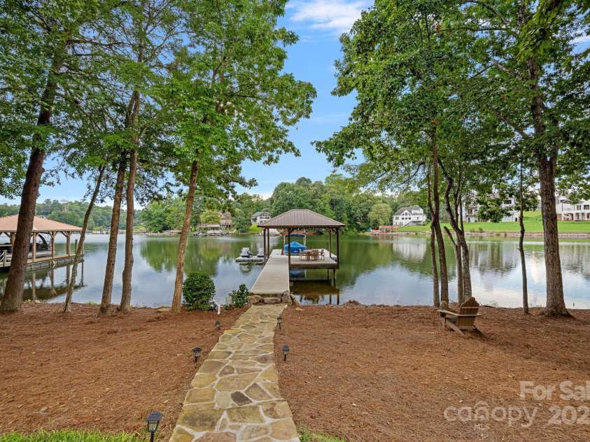 6821 Pebble Bay Drive, Denver, NC 28037.  MLS# CAR4292691, YatesRealty ID 34754. View of the pier/dock