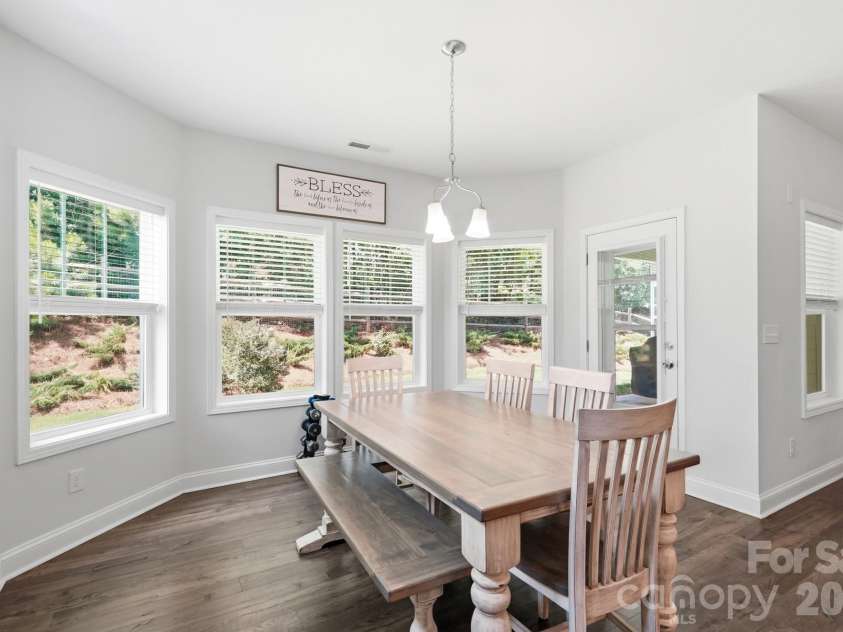 511 Rosemore Place, Rock Hill, SC 29732.  MLS# CAR4397357, YatesRealty ID 34760. Dining Area w/Access to covered patio